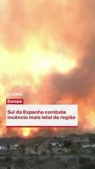 Incêndio Devastador na Espanha é Estabilizado após Deixar 13 Mortos e Desalojar Milhares na Andaluzia