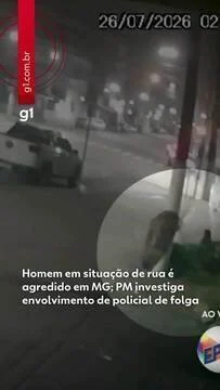 Grave Denúncia em MG: Homem em Situação de Rua é Brutalmente Agredido, e Polícia Militar Investiga Envolvimento de Policial de Folga no Caso